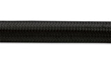 Nylon Braided Flex Hose; Size: -10AN; Hose ID: 0.56in.; 20ft. Roll; Black;