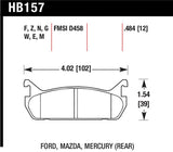 Hawk 89-93 Miata HPS Street Rear Brake Pads (D458)