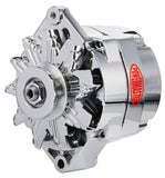 Alternator; 10si Internally Regulated; 85 Amp; 55 Idle; 1V; Chrome;