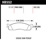 Hawk Super Duty Street Front Brake Pads