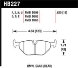 Hawk 95-99 BMW M3 E36 Performance Ceramic Street Rear Brake Pads