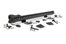 Load image into Gallery viewer, LED Light Kit | Hood Mount | 30" Black Single Row | Jeep Gladiator JT/Wrangler JL (18-26)