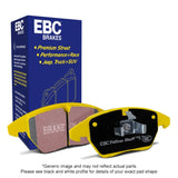 EBC 2019+ Chevrolet Silverado 1500 (2WD) Yellowstuff Front Brake Pads