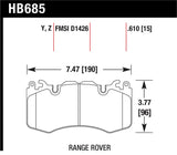 Hawk 10-11 Range Rover/Range Rover Sport Supercharged Performance Ceramic Street Front Brake Pads