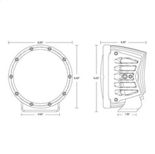 Load image into Gallery viewer, 360-Series_6-Inch_Line_Drawing_Dimensions.jpg