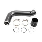 Wehrli 17-19 Chevrolet 6.6L L5P Duramax Passenger Side 3.5in Intercooler Pipe - Gloss Black
