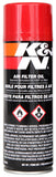 K&N 6.5 OZ Aerosol Spray Air Filter Oil