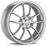 Enkei PF01 18x10.5 5x114.3 38mm Offset Silver Wheel