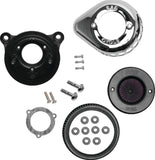 S&S Cycle 08-16 Touring/16-17 Softail Models Stealth Air Stinger Kit w/ Chrome Teardrop