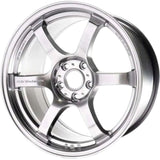 Gram Lights 57DR 17x9.0 +38 5x114.3 Grace Silver Wheel