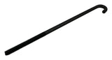 Battery Hold Down Rod; Black; Steel;