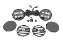 Load image into Gallery viewer, Black Series Halo LED Light Pair | White/Amber DRL | 6.5 Inch | Round