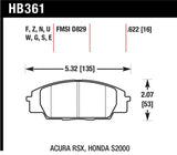 Hawk 06+ Civic Si Performance Ceramic Street Front Brake Pads