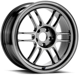 Enkei RPF1 16x7 4x100 43mm Offset 73mm Bore Black Wheel  Miata 4-Lug / 02-06 Mini /  Honda & Acura 4