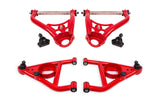 BMR 67-69 GM F-Body / 68-74 X-Body Non-Adj. Upper & Lower A-Arms (Polyurethane) - Red