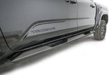 Step Slider; 125 lbs. Weight; Matte Black Powder Coat;