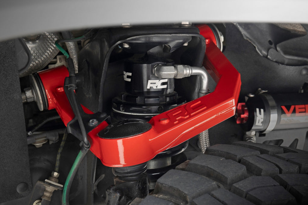 Red Forged Upper Control Arms | 3.5" Of Lift | Toyota 4Runner (10-24)/Tacoma (05-23) 