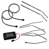 Oracle 15-17 Ford Mustang V6/GT/Shelby Dynamic DRL w/ Halo Kit - ColorSHIFT - Dynamic