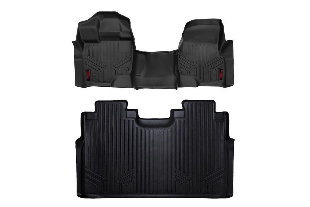 Floor Mats | FR & RR | Over Hump | Ford F-150 (15-26)/F-150 Lightning (22-26)/Raptor (17-26) 