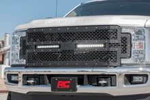 Load image into Gallery viewer, Mesh Grille | 12" Dual Row LED | Black | Ford F-250/F-350 Super Duty (17-19)